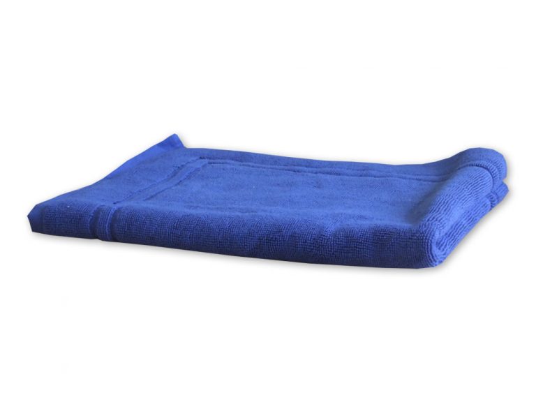 Royal Blue Bath Mat | Vibrant Color and Comfort | Linen and Towels